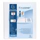Exacompta Presentation Ring Binder Polypropylene 4 D-Ring A4+ 50mm Rings White (Pack 10) - 51844E
