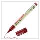 edding 25 EcoLine Permanent Marker Bullet Tip 1mm Line Red (Pack 10) - 4-25002