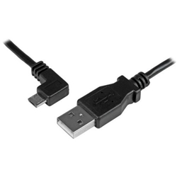 StarTech.com 1M A To Left Angle Micro USB Cable