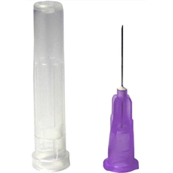 Terumo AGANI Needle 24G x 1" x 100 - VIOLET