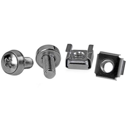 StarTech.com 50 Pkg M6 Mounting Screws and Cage Nuts