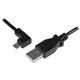StarTech.com 1M A To Left Angle Micro USB Cable