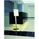 Durable Aluminium Info Sign Stand with Cast Iron Base & Acrylic A3 Panel - 481323