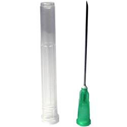 Terumo AGANI Needle 21G x 2" x 100 - GREEN 