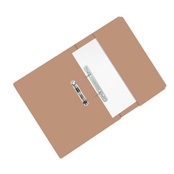ValueX Pocket Transfer File Manilla Foolscap 285gsm Buff (Pack 25) - 43312DENT