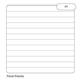 Rhino A6+ Exercise Book 48 Page Ruled 7mm Feint Lines F7 Light Blue (Pack 100) - VNB012-65-8