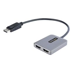 StarTech.com DP to Dual HDMI MST HUB Dual HDMI 4K 60Hz DisplayPort Multi Monitor Adapter