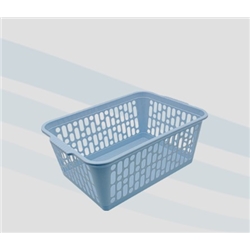 Plastic Baskets Small 25X16X6.5Cm- Cool Blue DB1-BLUE