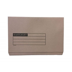 ValueX Document Wallet Full Flap Foolscap 270gsm Buff (Pack 50) 45412DENT