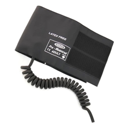 Accoson Single Tubed Standard Adult Coiled Velcro Cuff 9 x 5