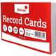 ValueX Record Cards Plain 203x127mm White (Pack 100) - 785