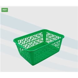 Plastic Baskets Small  25X16X6.5Cm- Green DB1-LG