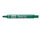 Pentel N60 Permanent Marker Chisel Tip 3.9-5.7mm Line Green (Pack 12) - N60-D