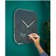 Leitz Cosy Silent Glass Wall Clock Velvet Grey 90170089