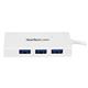 StarTech.com 4 Port SuperSpeed Mini USB 3.0 Hub White