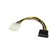 StarTech.com 6in Molex to SATA Power Adapter