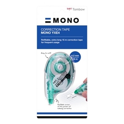 Tombow MONO YXE4 Refillable Correction Tape Roller 4.2mmx16m White - CT-YXE4