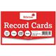 ValueX Record Cards Plain 203x127mm White (Pack 100) - 785