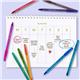 Paper Mate InkJoy 100 Ballpoint Pen 1.0mm Tip 0.7mm Line Black/Blue/Red (Pack 8) - 1956745