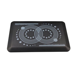 Floortex AFS-TEX 2000 Anti Fatigue Mat for Sit Stand Workstations Antimicrobial Polyurethane 50 x 80cm Midnight Black UFCA22032BK