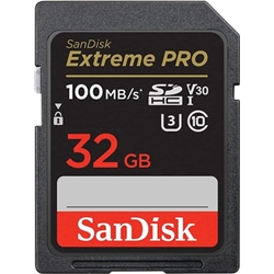 SanDisk Extreme PRO 32GB SDHC UHS-I Class 10 Memory Card