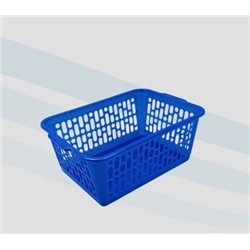 Plastic Baskets Small  25X16X6.5Cm-Pri/ Blue DB1-ROYAL
