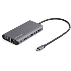 StarTech.com USB C Multiport Adapter HDMI VGA 100W PD