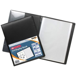 Tiger A4 Professional Display Book 40 Pocket Black - 301465