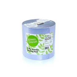 Green Planet 3 Ply Jumbo Roll 175m 500 Sheets Blue 1105208OP