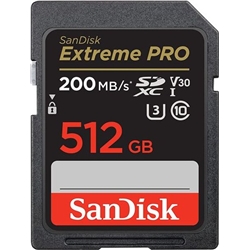SanDisk Extreme PRO 512GB MicroSDXC UHS-I Class 10 Memory Card