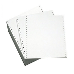 ValueX Listing Paper 11inx241mm 2 Part Plain Perforated NCR 60gsm White/Pink (Pack 1000) M69