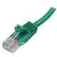 StarTech.com 0.5m Green Snagless Cat5e Patch Cable