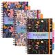 Pukka Pad Bloom B5 Hardback Project Book Assorted Designs (Pack 3) 9494-BLM(ASST)