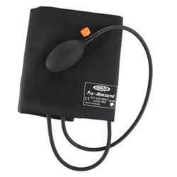 Accoson Outsize Adult Double Tube Velcro Cuff Set incl bulb & valve