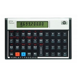 HP 10 Digit Financial Calculator Black HP-12C PLATINUM