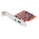 StarTech.com 2 Port 10Gbps USB A and USB C PCI Express Host Controller Card Adapter