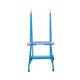 Climb-It Loading Step 2 Tread Open Back Powder Coated Blue SLS02P