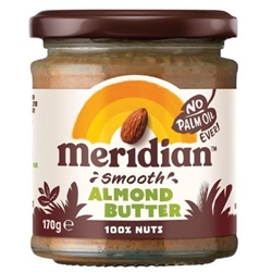 Meridian Almond Butter Smooth 100% Nuts