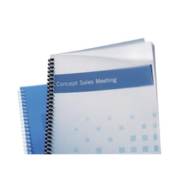GBC Binding Cover Polypropylene A4 200 Micron Clear (Pack 100) 2100536E