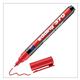 edding 370 Permanent Marker Bullet Tip 1mm Line Red (Pack 10) - 4-370002