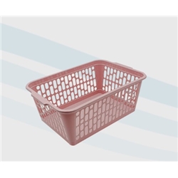 Plastic Baskets Small  25X16X6.5Cm - Pink DB1-PINK