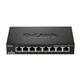 D Link DES 108 8 Port Gigabit Ethernet Unamanaged Metal Housing Desktop Switch