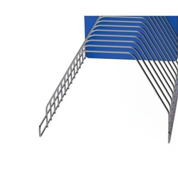 LocknCharge LNC8106 Carrier 40 18 Slot Rack Pair Stainless Steel Mounting Component 2 Device Racks for Tablets and Notebooks