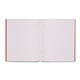 Rhino 8 x 6.5 Exercise Book 48 Page 10mm Squares S10 Red (Pack 100) - VEX342-558-6