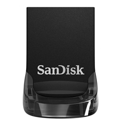 SanDisk Ultra Fit USB3.1 Capless Flash Drive Plug Up to 130Mbs Read Speed