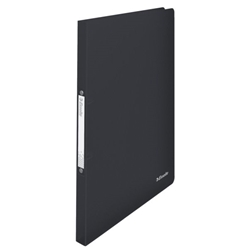 Esselte VIVIDA Ring Binder Polypropylene 2 O-Ring A4 16mm Rings Translucent Black (Pack 10) 624033