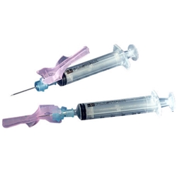 BD EclipseTM Hypodermic Safety Needle, 18G x 1 1/2"  Per 100 - Pink