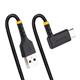 StarTech.com 30cm USB A to Right Angle USB C Heavy Duty Fast Charging Cable
