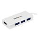 StarTech.com 4 Port SuperSpeed Mini USB 3.0 Hub White