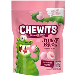 Chewits Strawberry Flavour Juicy Bites 10 x 115g
